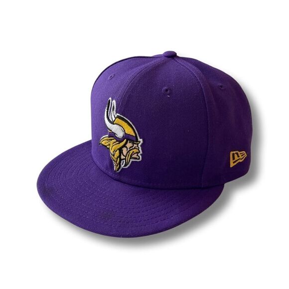 Minnesota Vikings Football New Era Purple 9FIFTY Adjustable Snapback Hat - Picture 1 of 12